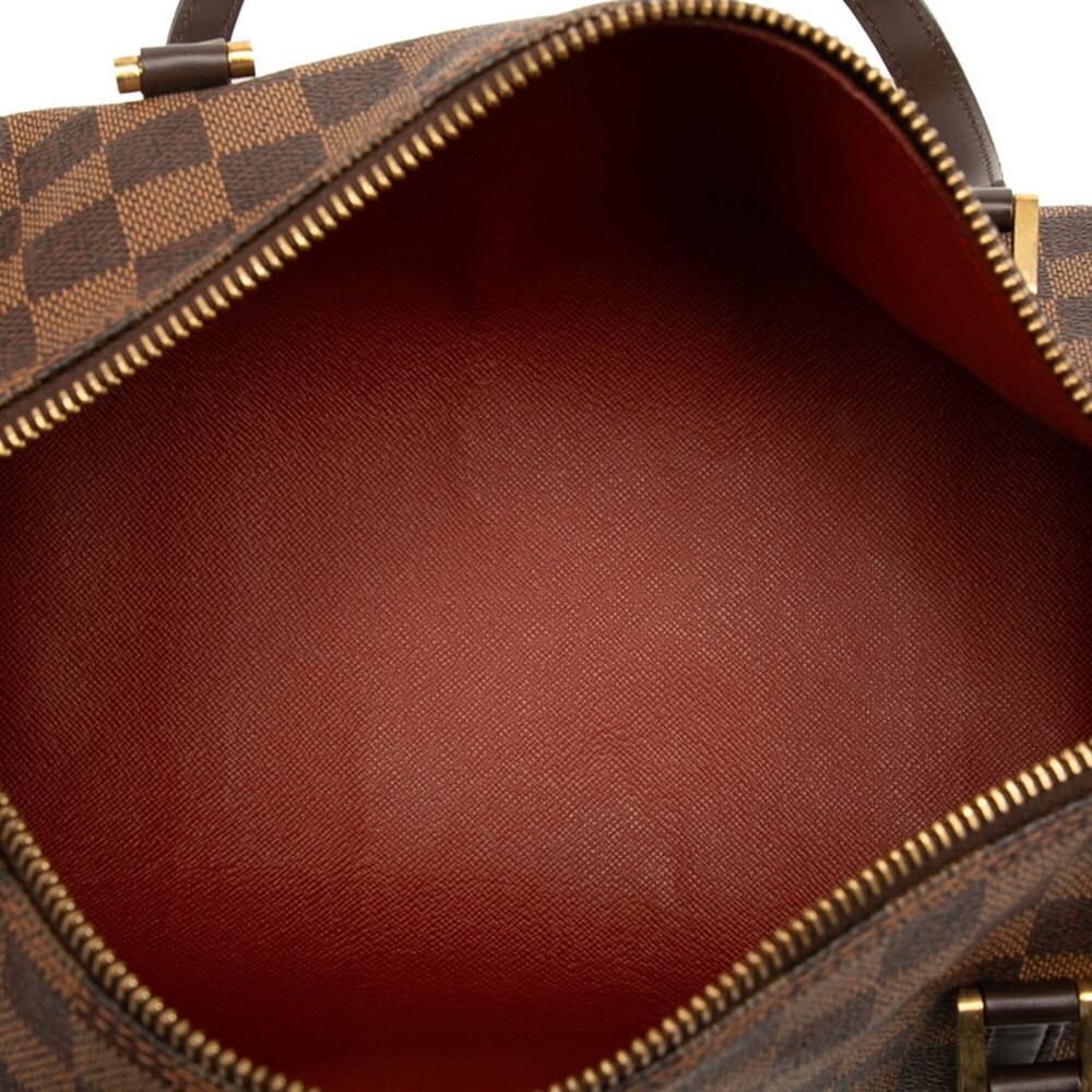 LOUIS VUITTON Brown Damier Leather Papillon 30 Pouch - Picture 4 of 7
